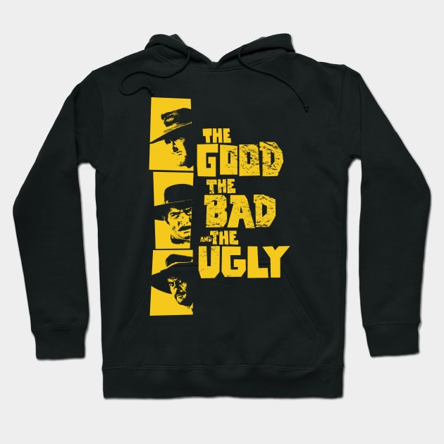 The good the bad and the ugly - Spaghetti Western by Sergio Leone Hoodie by Boogosh